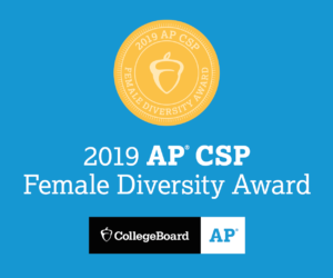 AP Computer Science Female Diversity Award
